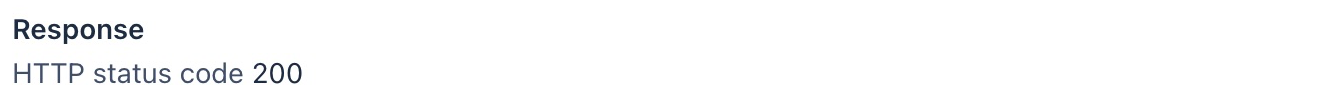 The same Stripe delivery returned HTTP status code 200